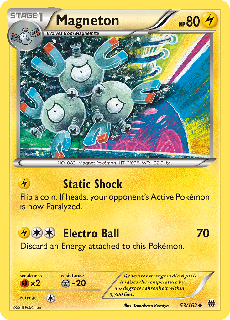 Magneton (53/162) [XY: BREAKthrough] | Rock City Comics