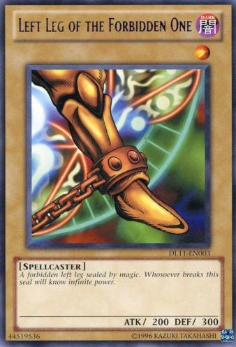 Left Leg of the Forbidden One (Purple) [DL11-EN003] Rare | Rock City Comics