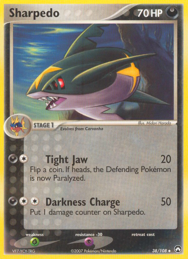 Sharpedo (38/108) [EX: Power Keepers] | Rock City Comics