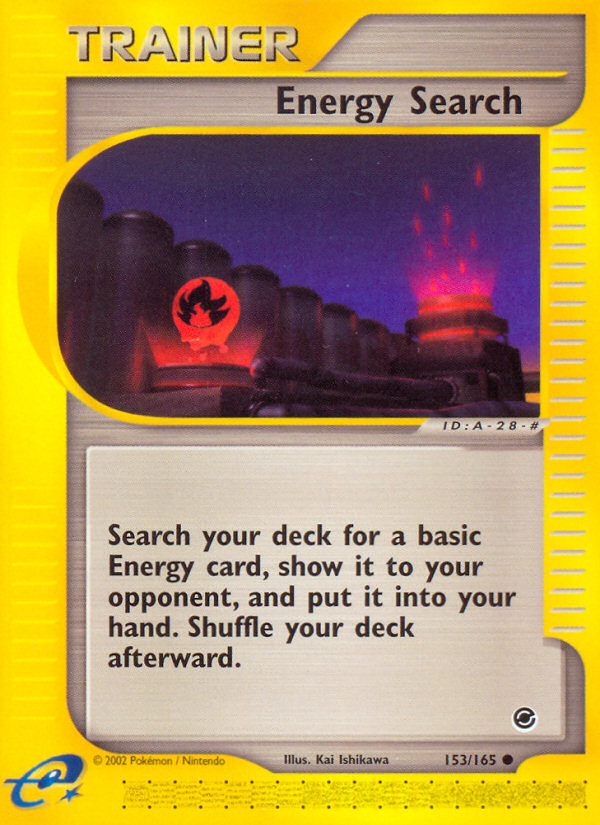 Energy Search (153/165) [Expedition: Base Set] | Rock City Comics