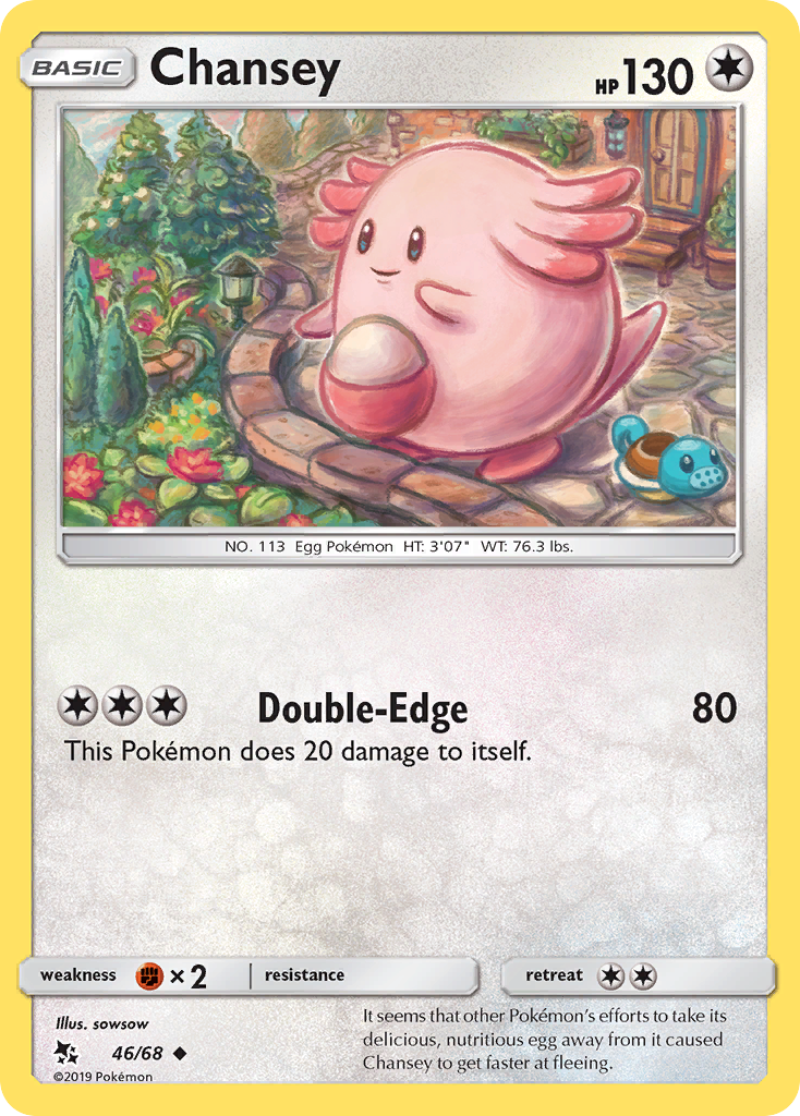 Chansey (46/68) [Sun & Moon: Hidden Fates] | Rock City Comics