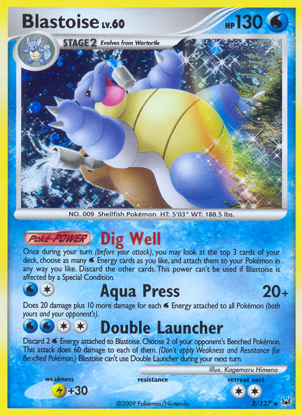 Blastoise (2/127) [Platinum: Base Set] | Rock City Comics