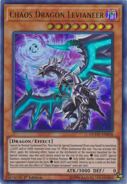 Chaos Dragon Levianeer [DUOV-EN058] Ultra Rare | Rock City Comics