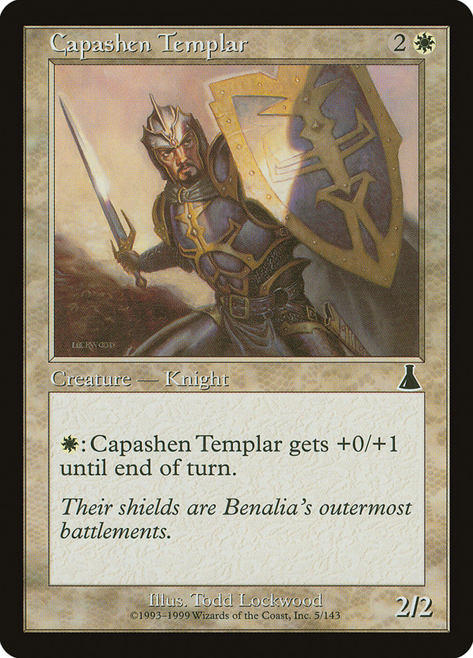 Capashen Templar [Urza's Destiny] | Rock City Comics