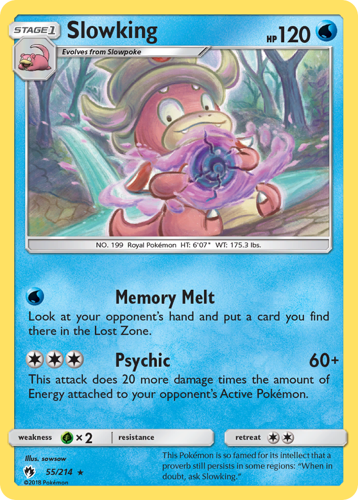 Slowking (55/214) [Sun & Moon: Lost Thunder] | Rock City Comics