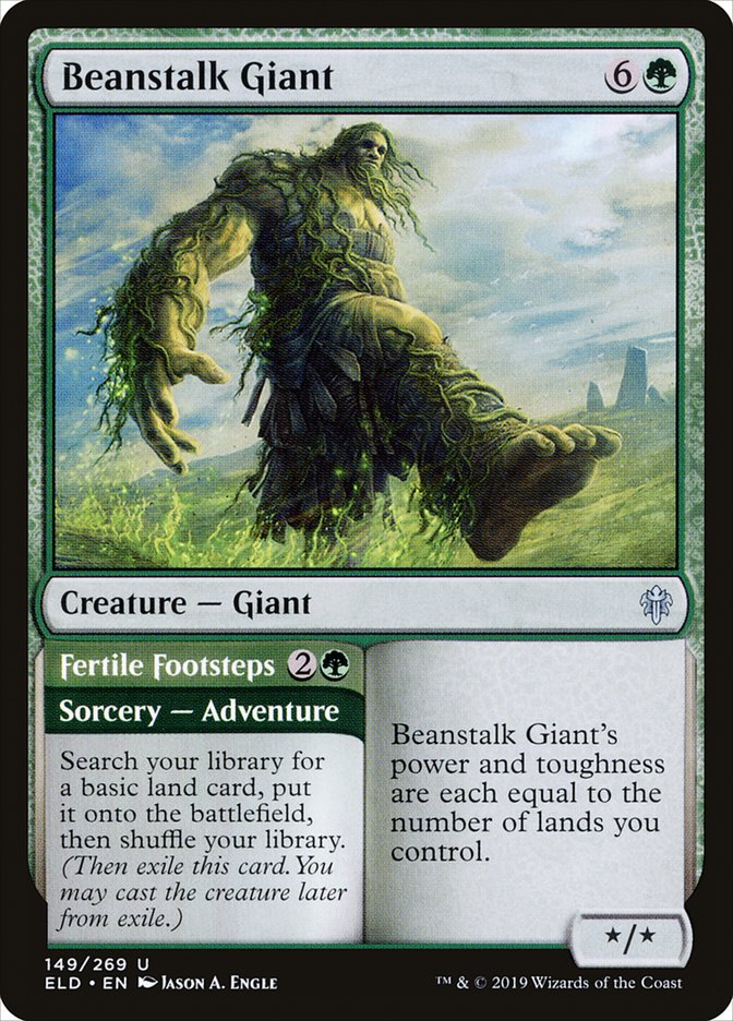 Beanstalk Giant // Fertile Footsteps [Throne of Eldraine] | Rock City Comics