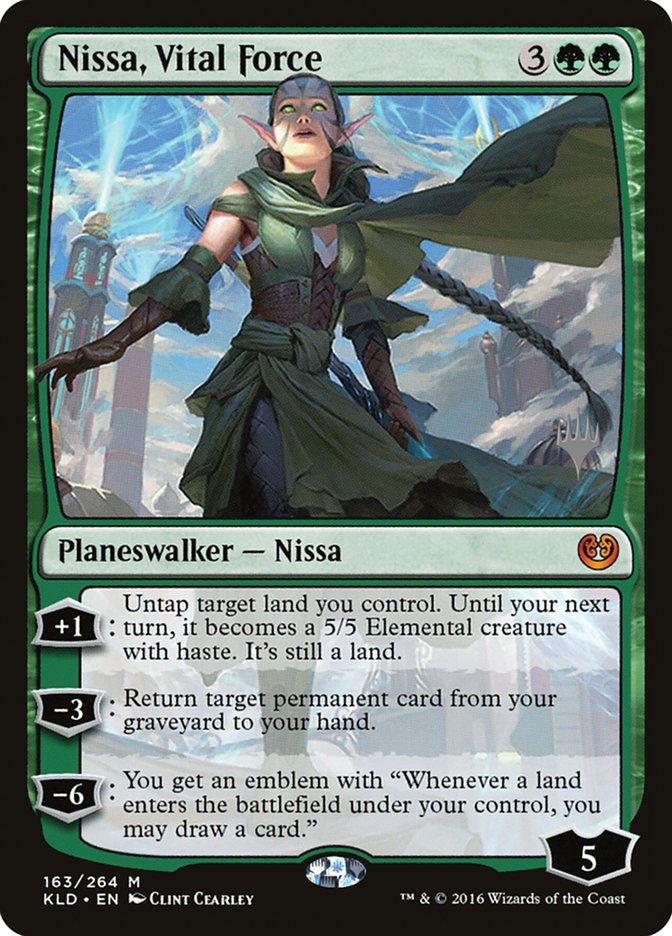 Nissa, Vital Force [Kaladesh Promos] | Rock City Comics