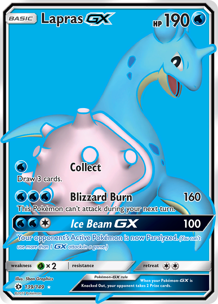 Lapras GX (139/149) [Sun & Moon: Base Set] | Rock City Comics