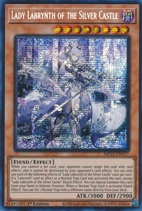 Lady Labrynth of the Silver Castle [MP23-EN177] Prismatic Secret Rare | Rock City Comics