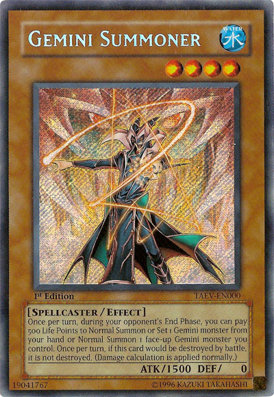 Gemini Summoner [TAEV-EN000] Secret Rare | Rock City Comics