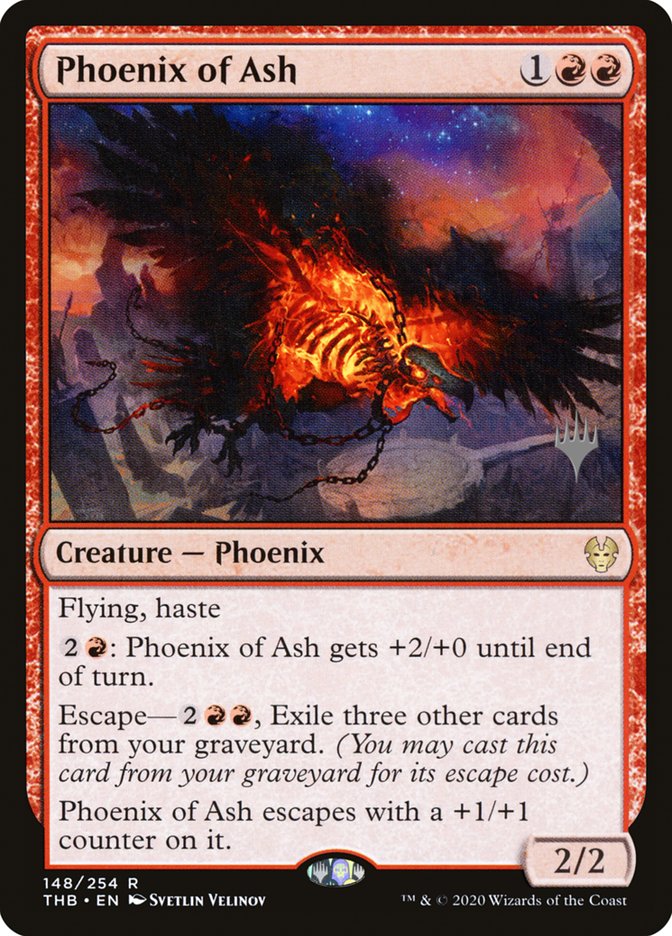 Phoenix of Ash (Promo Pack) [Theros Beyond Death Promos] | Rock City Comics