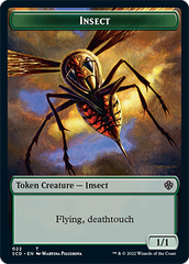 Insect // Cat Double-Sided Token [Starter Commander Decks] | Rock City Comics