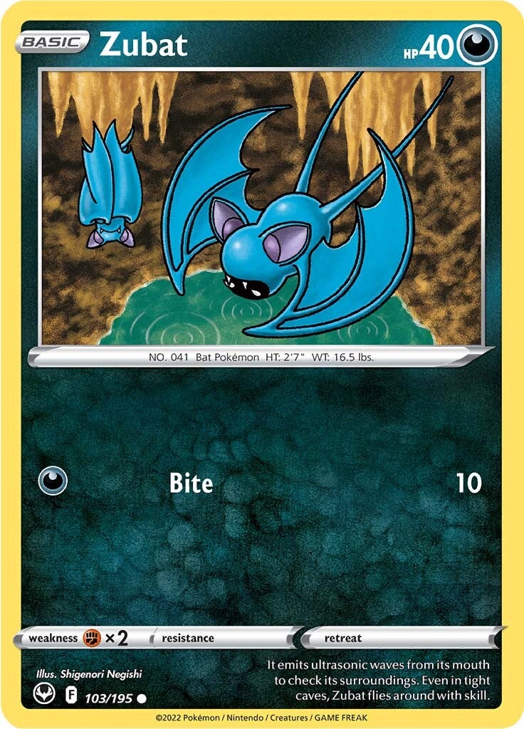 Zubat (103/195) [Sword & Shield: Silver Tempest] | Rock City Comics