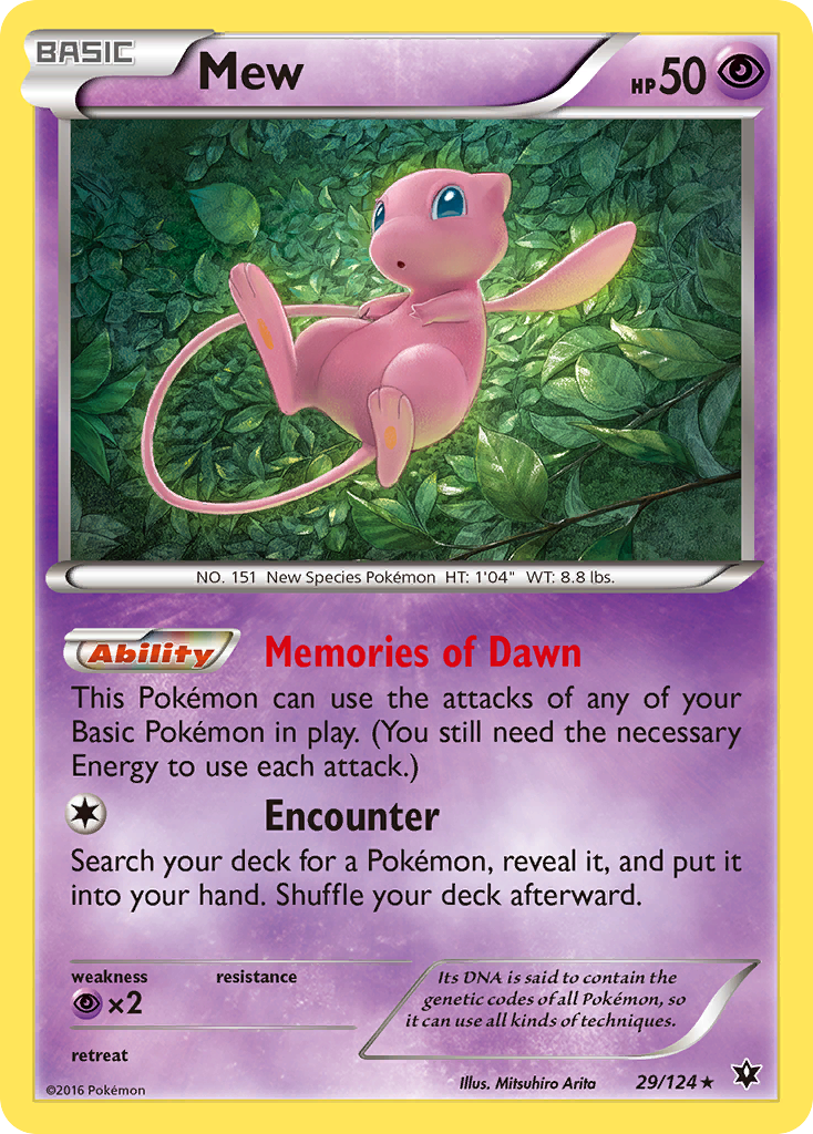 Mew (29/124) [XY: Fates Collide] | Rock City Comics