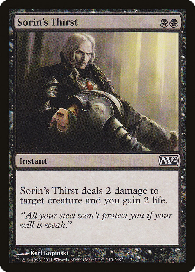 Sorin's Thirst [Magic 2012] | Rock City Comics