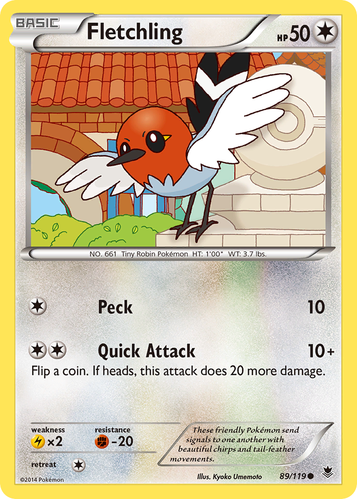 Fletchling (89/119) [XY: Phantom Forces] | Rock City Comics