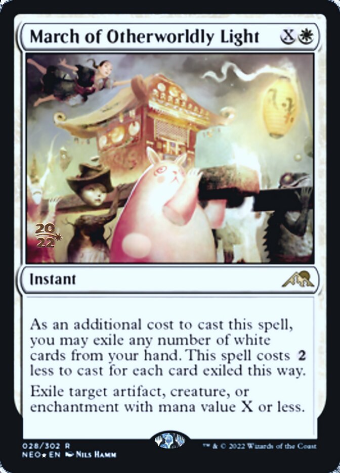 March of Otherworldly Light [Kamigawa: Neon Dynasty Prerelease Promos] | Rock City Comics