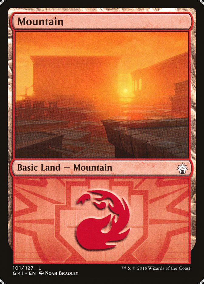 Mountain (101) [Guilds of Ravnica Guild Kit] | Rock City Comics