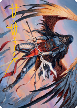 Liesa, Forgotten Archangel Art Card (Gold-Stamped Signature) [Innistrad: Midnight Hunt Art Series] | Rock City Comics