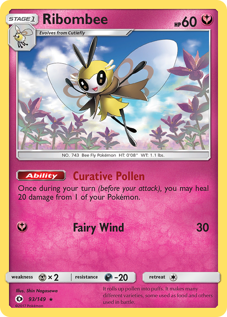 Ribombee (93/149) [Sun & Moon: Base Set] | Rock City Comics