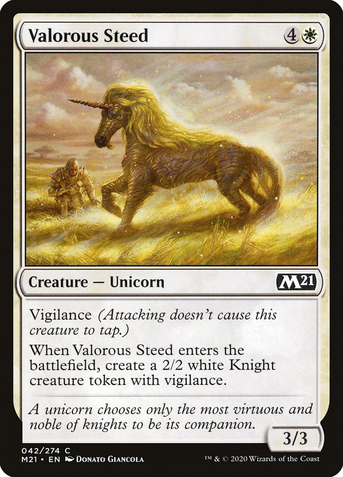 Valorous Steed [Core Set 2021] | Rock City Comics