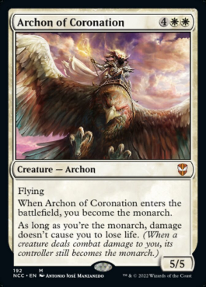 Archon of Coronation [Streets of New Capenna Commander] | Rock City Comics