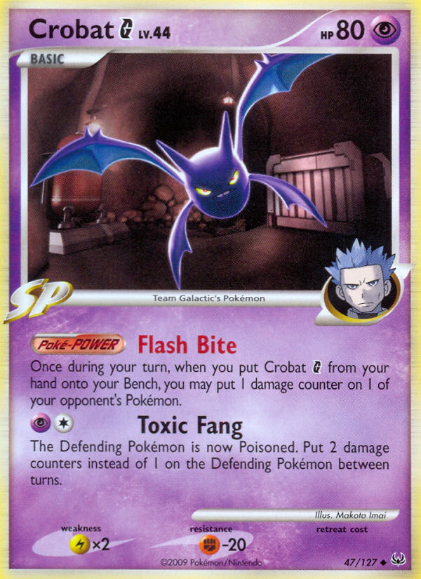 Crobat G (47/127) [Platinum: Base Set] | Rock City Comics