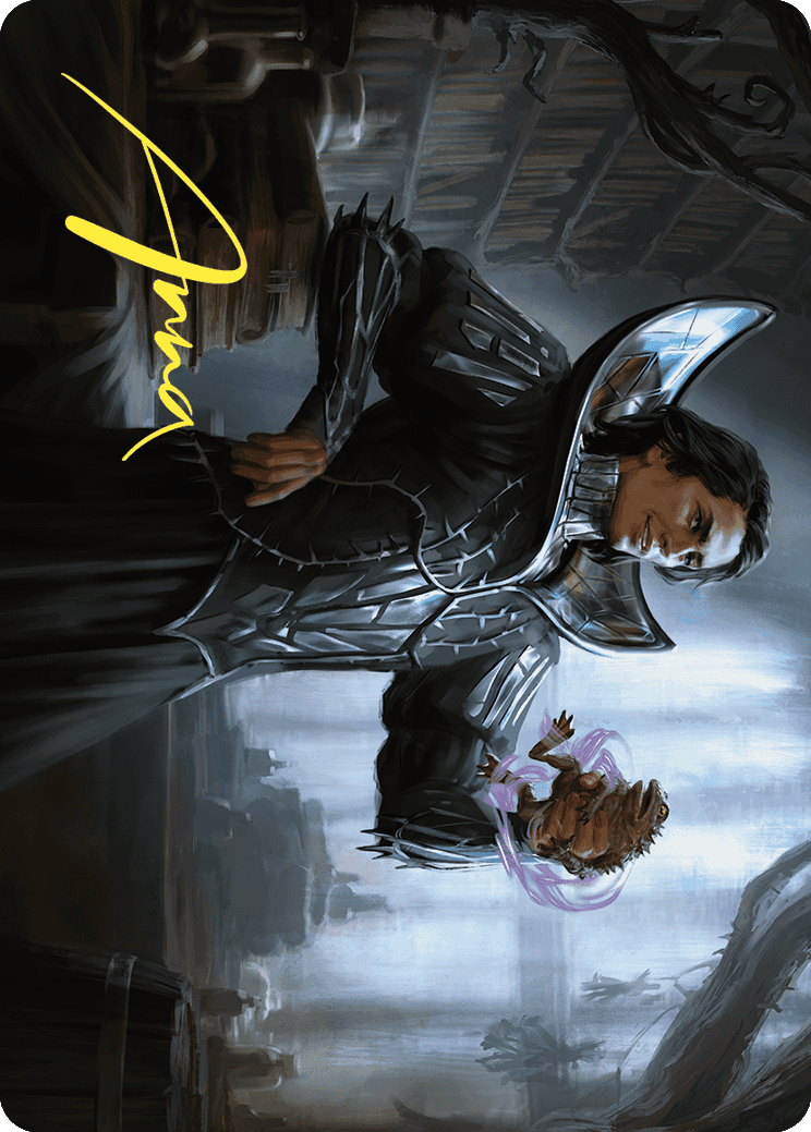 Spiteful Hexmage Art Card (Gold-Stamped Signature) [Wilds of Eldraine Art Series] | Rock City Comics