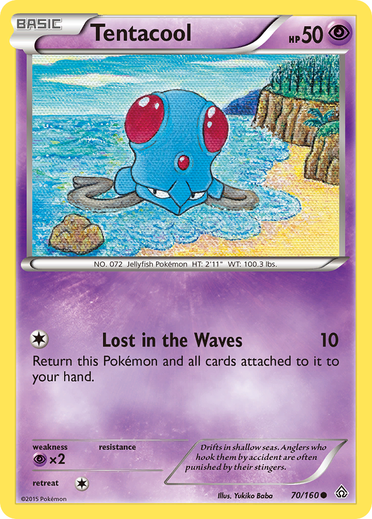 Tentacool (70/160) [XY: Primal Clash] | Rock City Comics