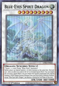 Blue-Eyes Spirit Dragon (Green) [LDS2-EN020] Ultra Rare | Rock City Comics