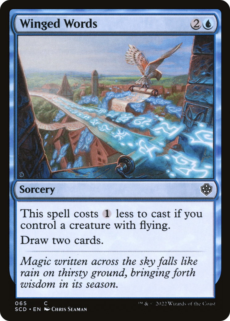 Winged Words [Starter Commander Decks] | Rock City Comics