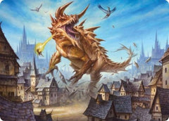 Tarrasque Art Card [Dungeons & Dragons: Adventures in the Forgotten Realms Art Series] | Rock City Comics