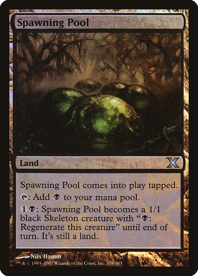 Spawning Pool (Premium Foil) [Tenth Edition] | Rock City Comics