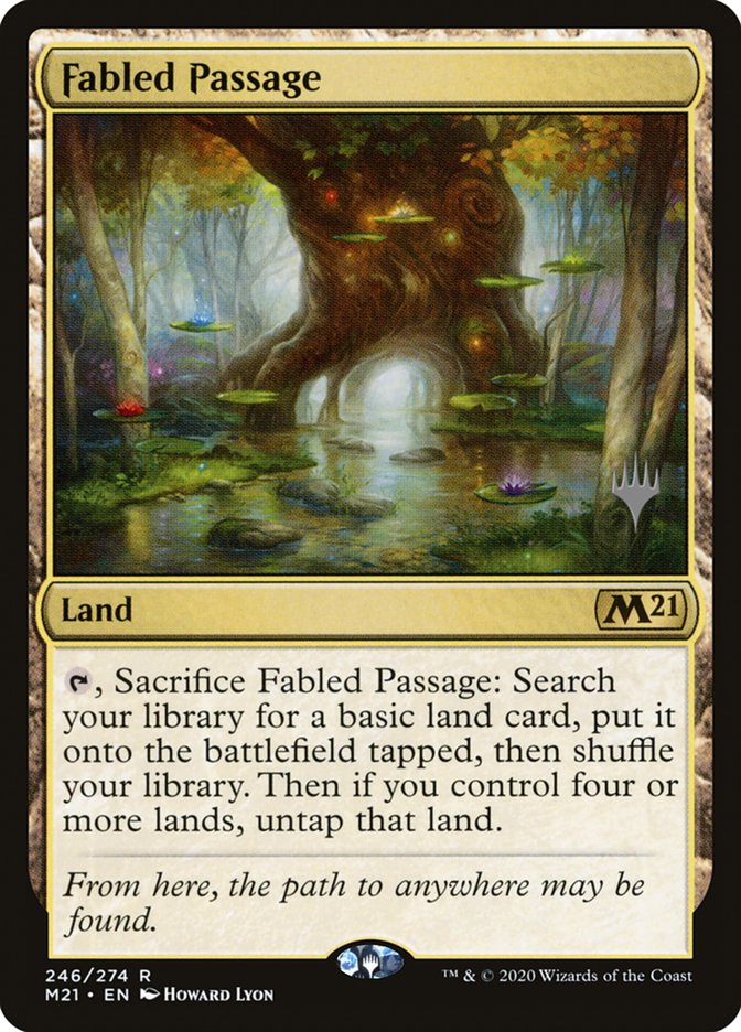 Fabled Passage (Promo Pack) [Core Set 2021 Promos] | Rock City Comics