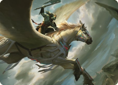 Cleaving Skyrider Art Card [Dominaria United Art Series] | Rock City Comics