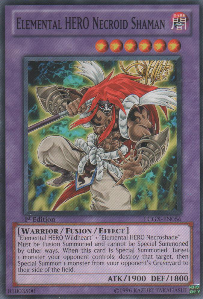 Elemental HERO Necroid Shaman [LCGX-EN056] Common | Rock City Comics