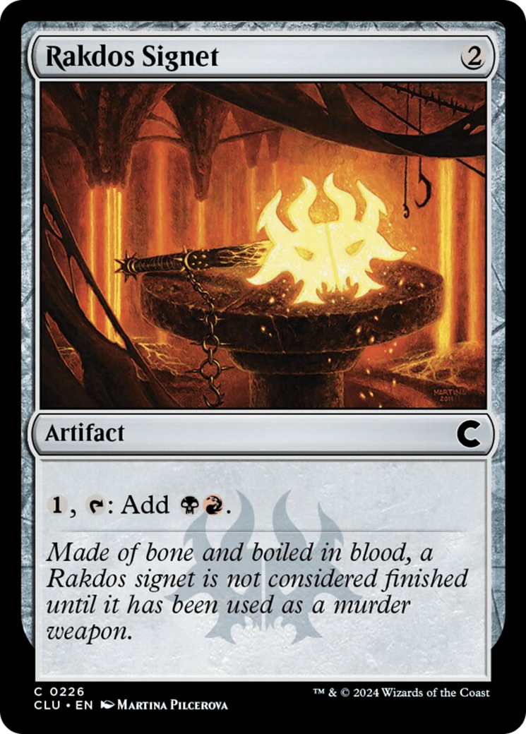 Rakdos Signet [Ravnica: Clue Edition] | Rock City Comics