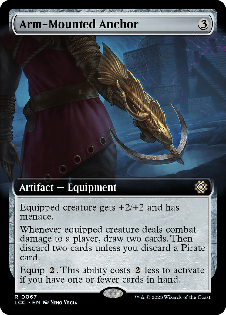 Arm-Mounted Anchor (Extended Art) [The Lost Caverns of Ixalan Commander] | Rock City Comics