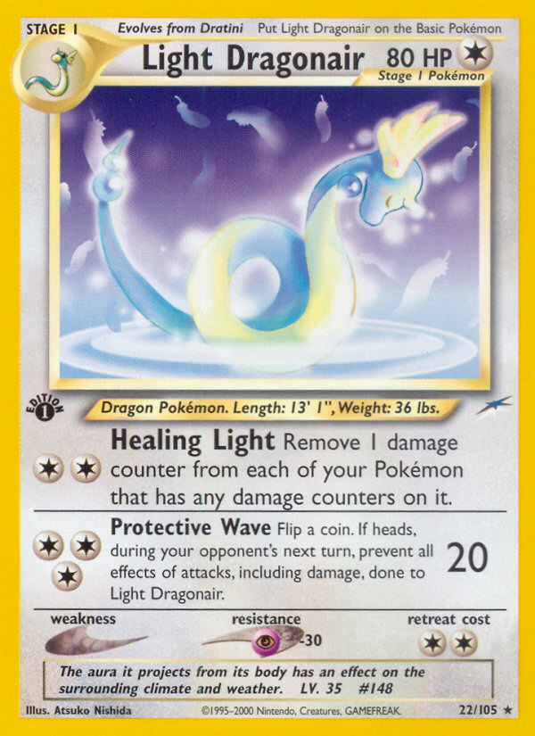 Light Dragonair (22/105) [Neo Destiny 1st Edition] | Rock City Comics