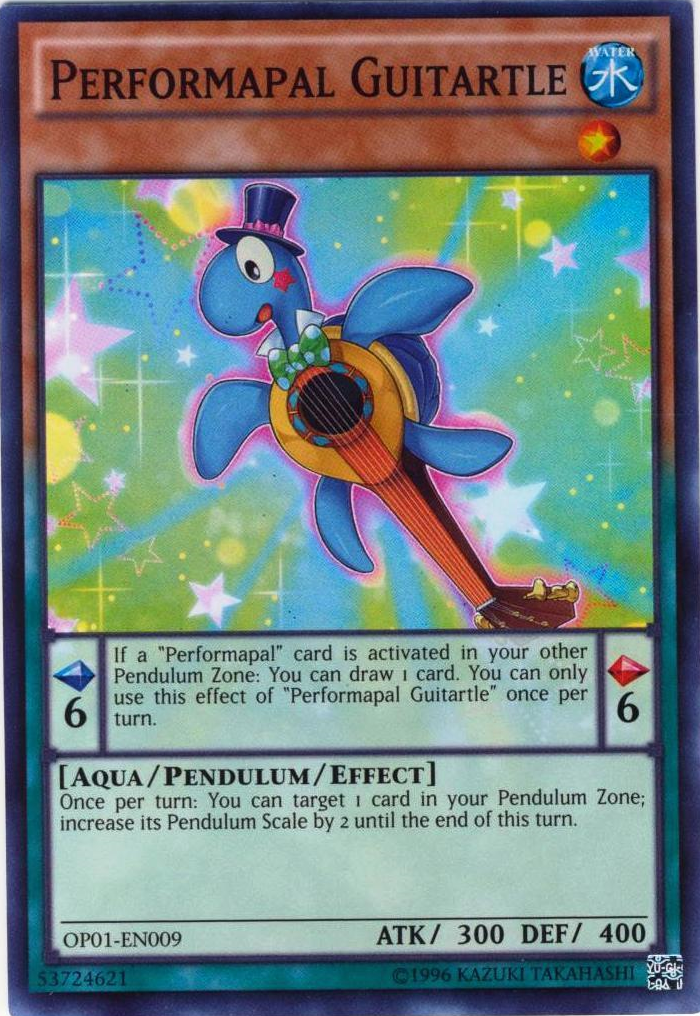 Performapal Guitartle [OP01-EN009] Super Rare | Rock City Comics