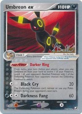 Umbreon ex (112/115) (Eeveelutions - Jimmy Ballard) [World Championships 2006] | Rock City Comics