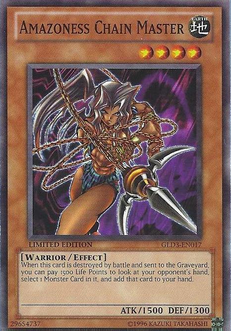 Amazoness Chain Master [GLD3-EN017] Common | Rock City Comics