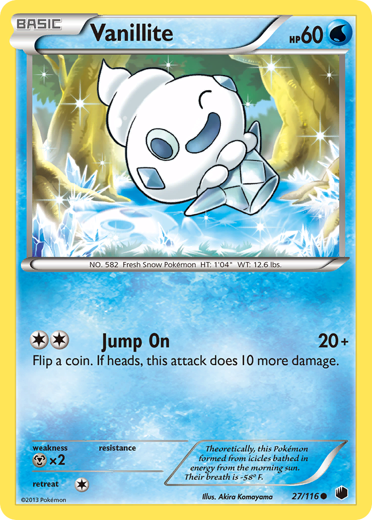 Vanillite (27/116) [Black & White: Plasma Freeze] | Rock City Comics