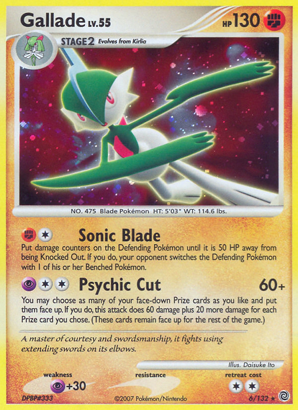 Gallade (6/132) [Diamond & Pearl: Secret Wonders] | Rock City Comics