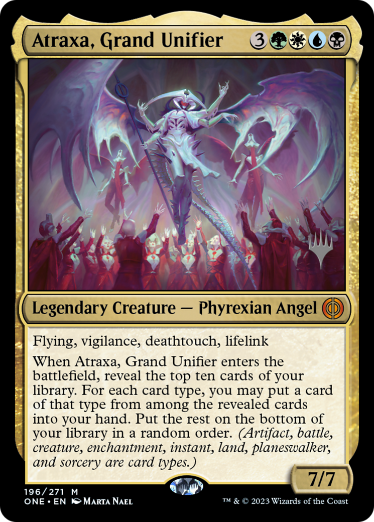 Atraxa, Grand Unifier (Promo Pack) [Phyrexia: All Will Be One Promos] | Rock City Comics