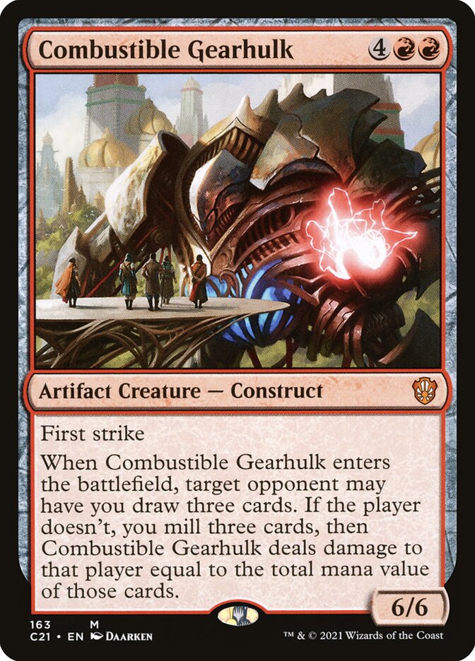 Combustible Gearhulk [Commander 2021] | Rock City Comics