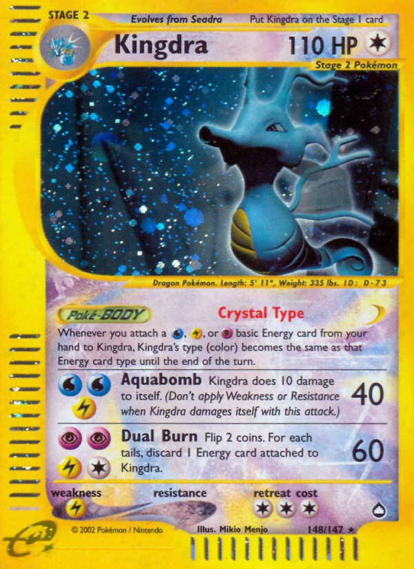 Kingdra (148/147) [Aquapolis] | Rock City Comics