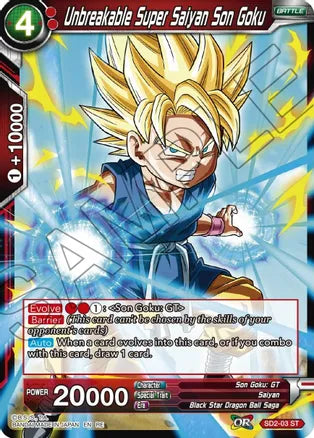 Unbreakable Super Saiyan Son Goku [SD2-03] | Rock City Comics