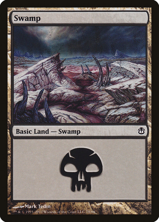 Swamp (78) [Duel Decks: Ajani vs. Nicol Bolas] | Rock City Comics