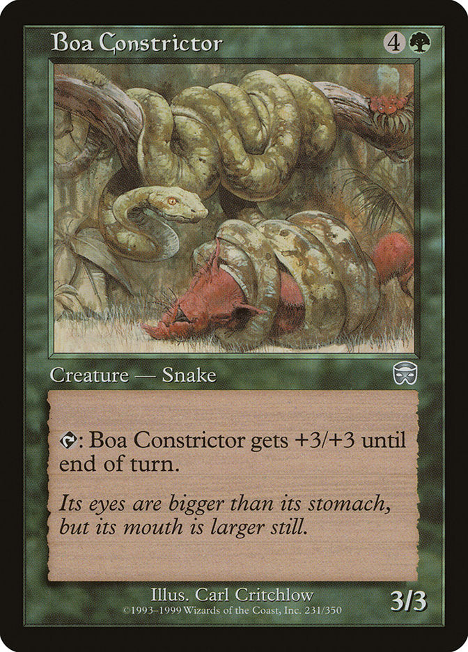 Boa Constrictor [Mercadian Masques] | Rock City Comics